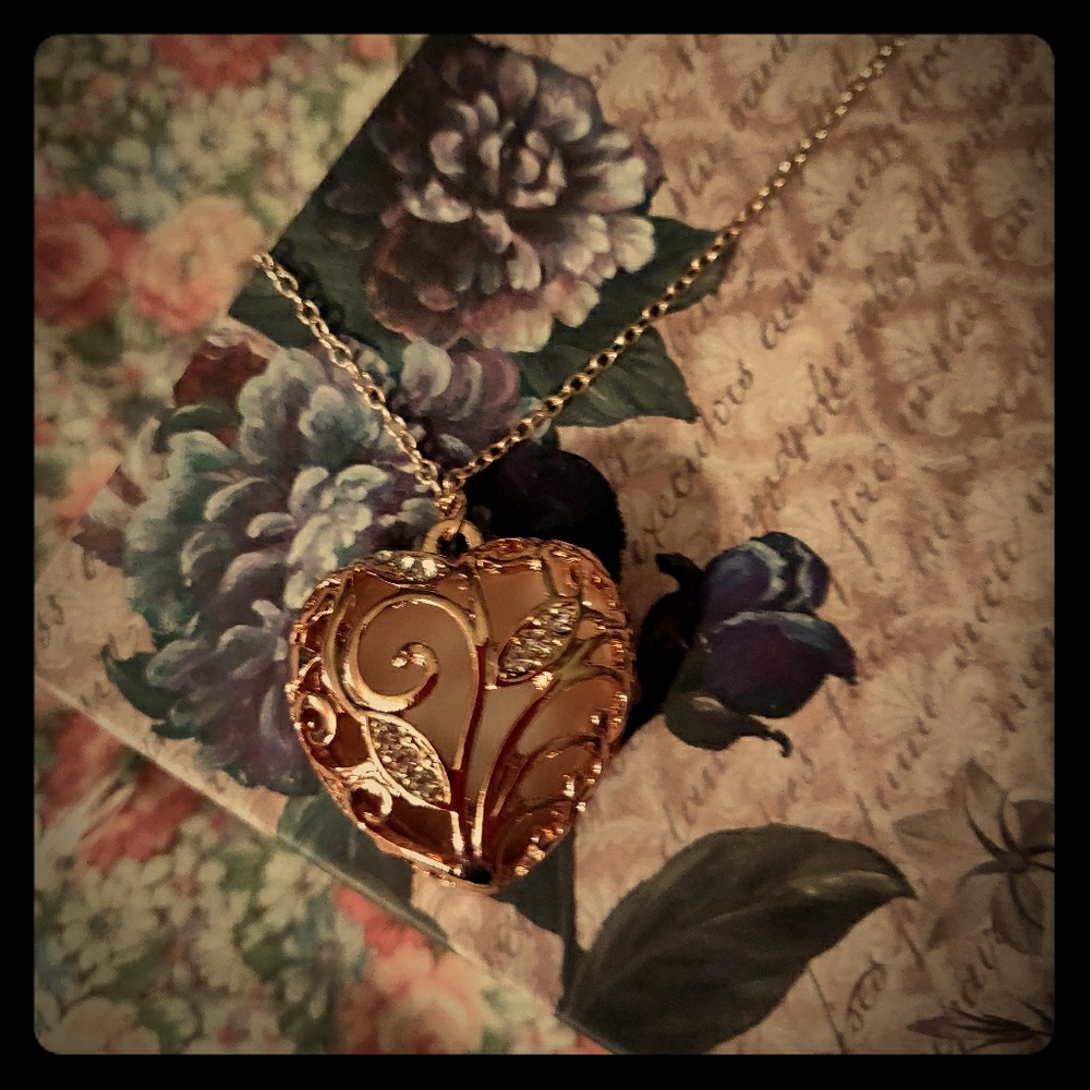 🌹Stunning Rose Gold Heart Pendant and Chain 🌹